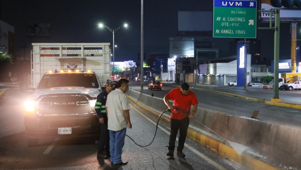 Efectúan nuevo operativo de limpieza en la zona poniente de Monterrey. | Especial