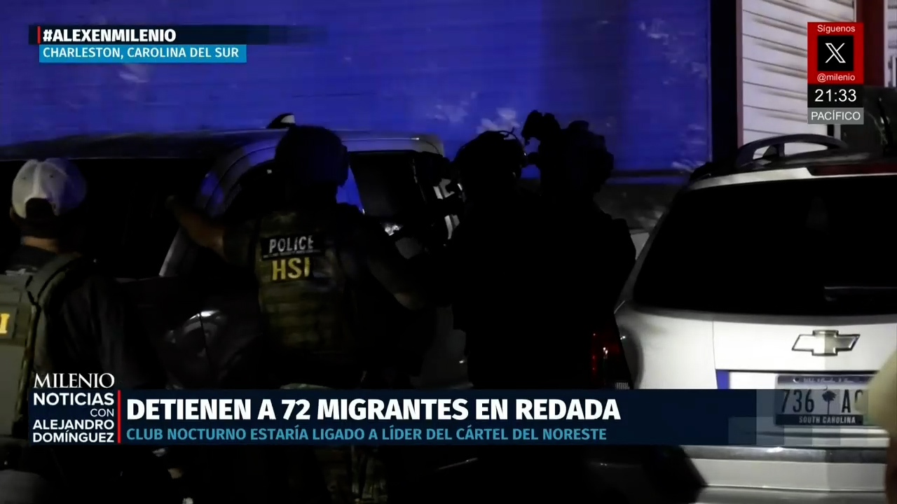 Operativo de ICE en club nocturno de Estados Unidos termina con 72 migrantes detenidos