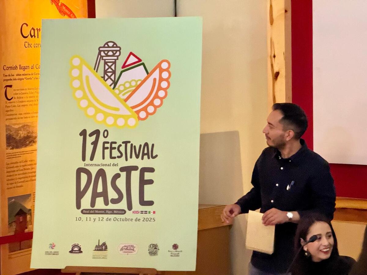 Presentan cartel oficial del Festival del Paste 2025