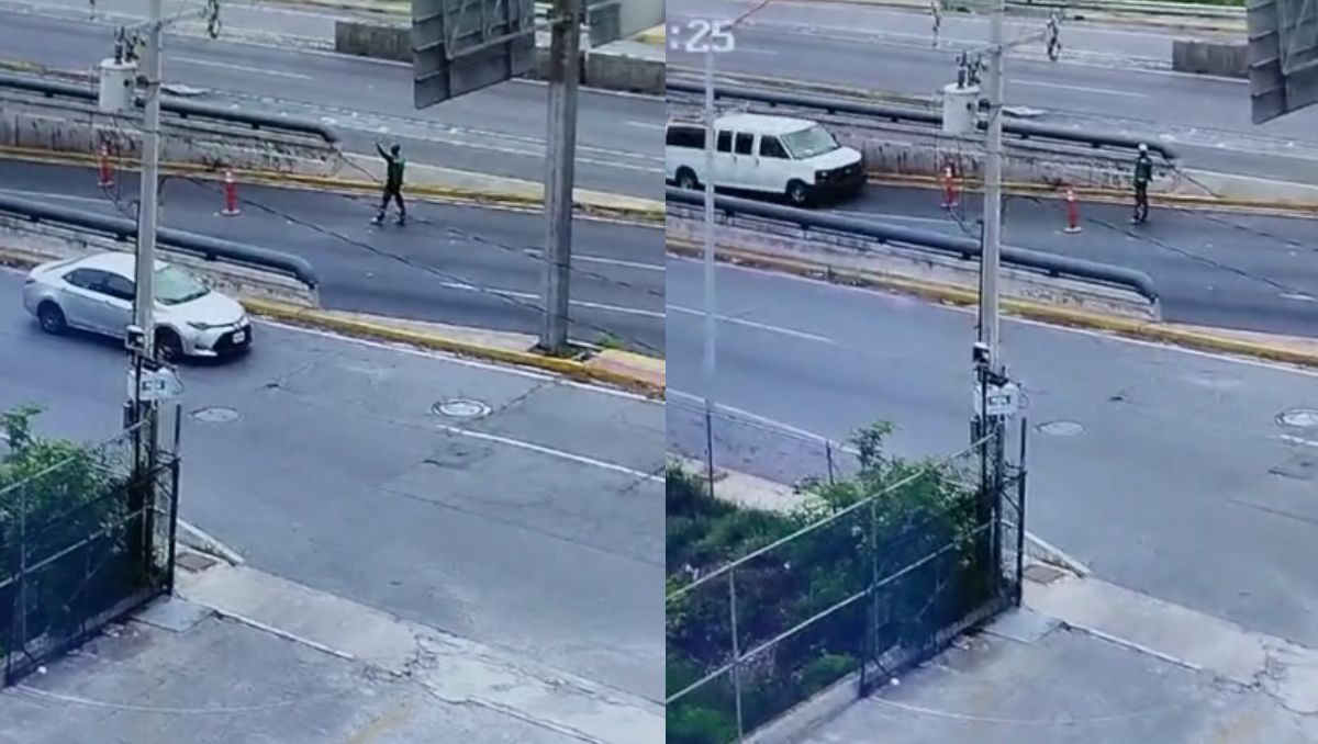 El trabajador estaba abanderando la zona cuando fue embestido por una camioneta. Especial