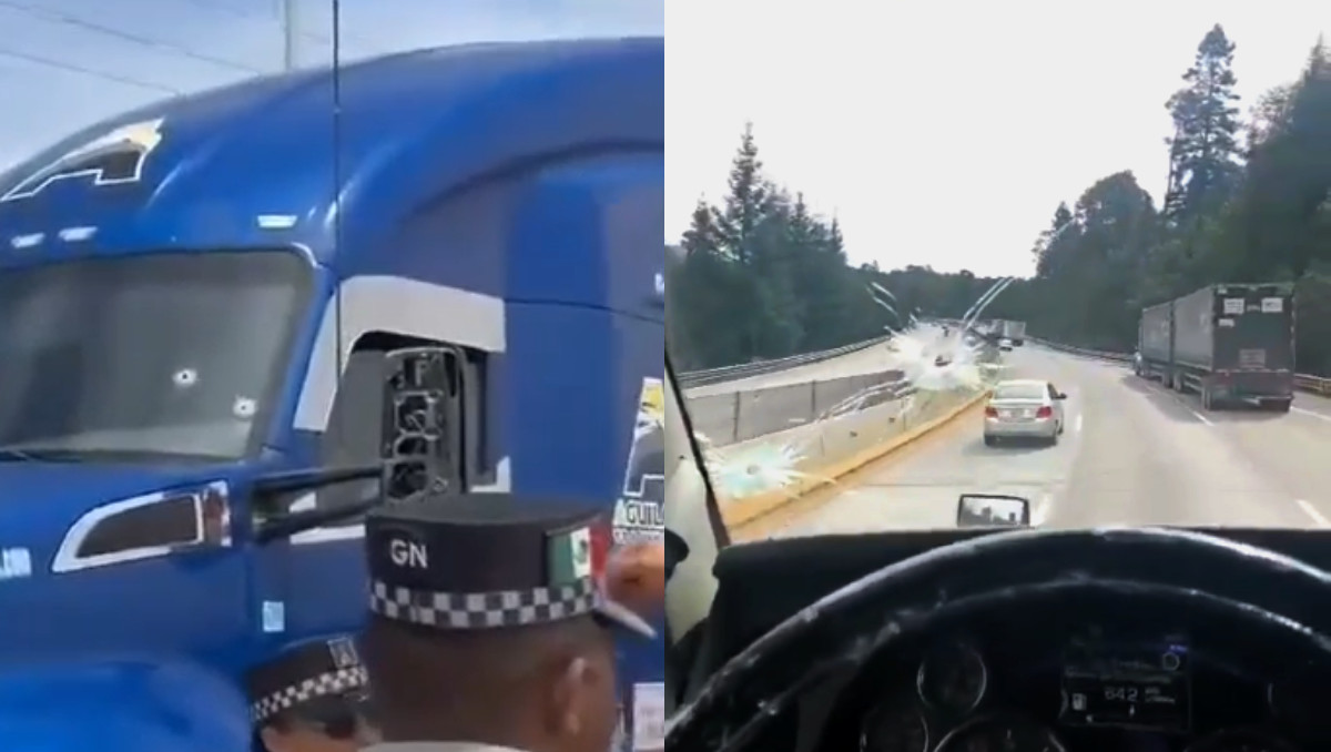 Trailero se salva de asalto en la autopista México-Puebla | Especial