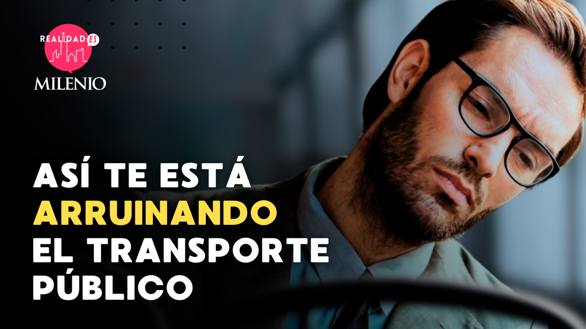 Así te está arruinando el transporte público
