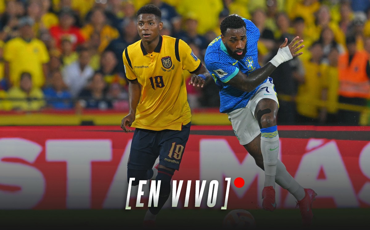 Ecuador vs. Brasil EN VIVO. Eliminatorias Conmebol 2025 (AFP)
