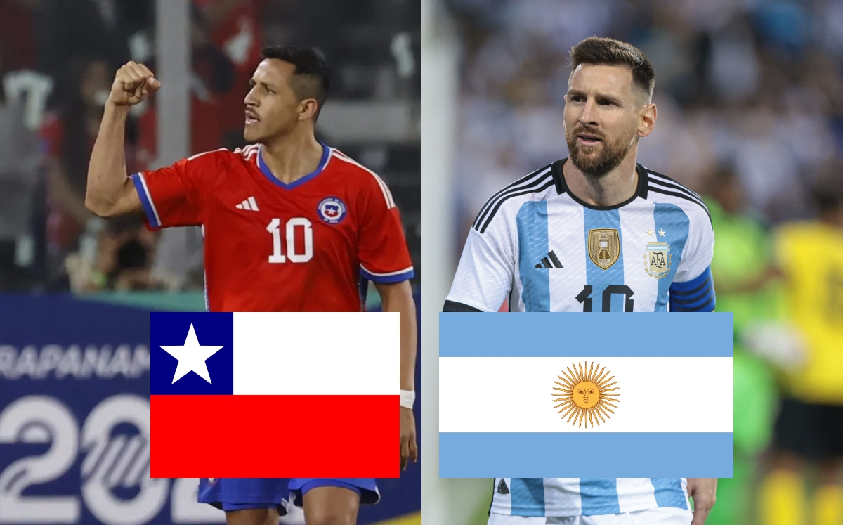 ¿A qué hora juega Chile vs Argentina? partido de las eliminatorias mundialistas de Conmebol 2025 (EFE/Reuters)