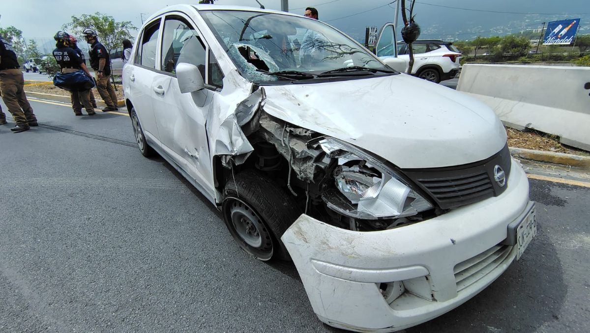 El incidente se registró en dirección al poniente, 100 metros antes del acceso a la autopista a Saltillo | Agustín Martínez