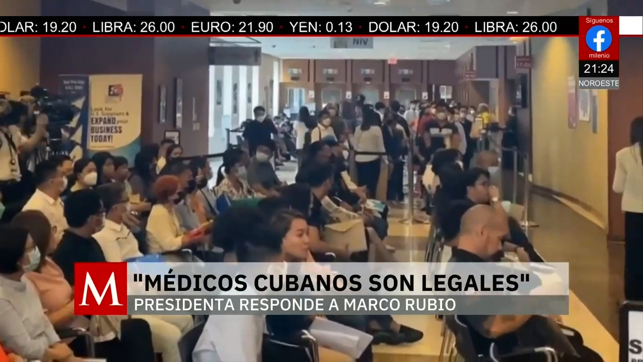 México reafirma alianza con médicos cubanos ante señalamientos de Estados Unidos