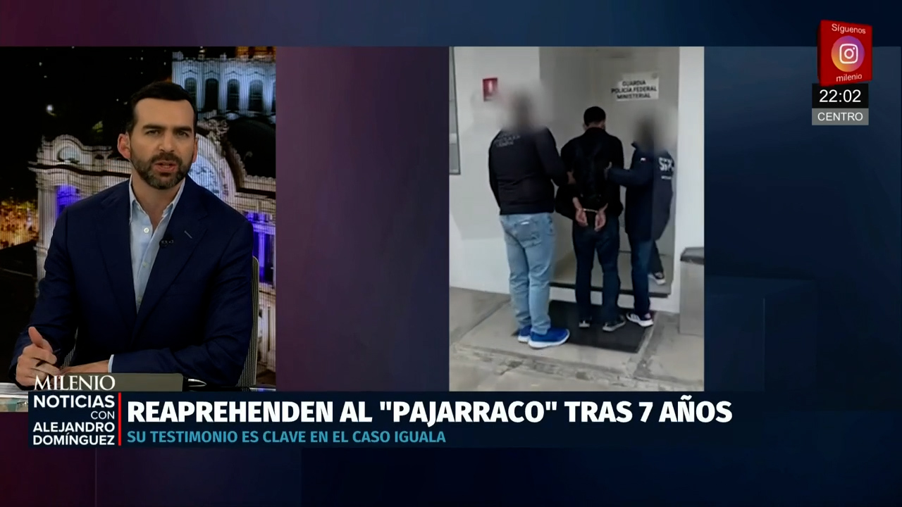Recapturan al 'Pajarraco' implicado en la desaparición de los 43 normalistas de Ayotzinapa