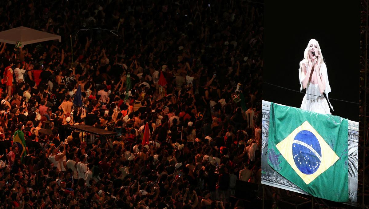 Lady Gaga se presentó ante más de 2 millones de personas en Río de Janeiro, Brasil | Reuters