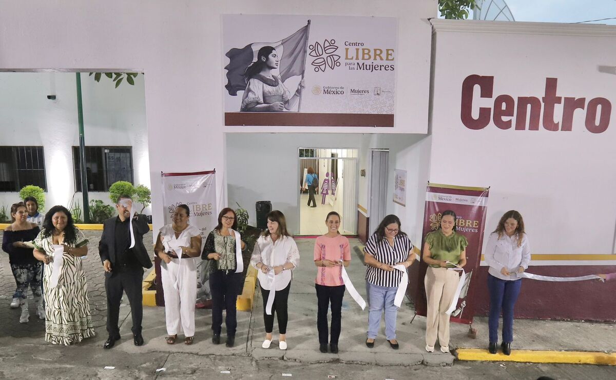 La presidenta Claudia Sheinbaum inauguró el centro LIBRE en Temixco, Morelos. | Ariel Ojeda