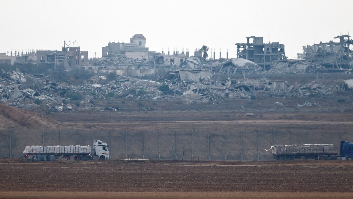Gaza ayuda humanitaria. (Foto: Reuters)