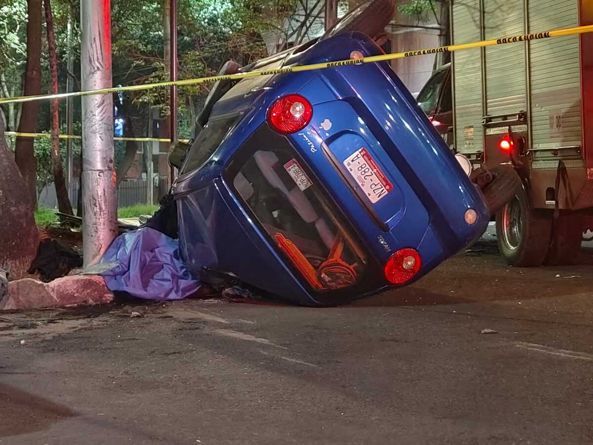 Un hombre murió en avenida Aquiles Serdán, alcaldía Azcapotzalco. | Enrique Luna