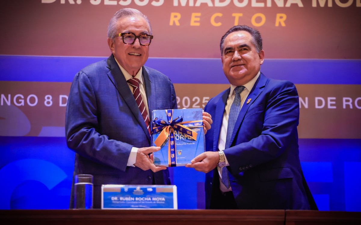 Rocha convoca a pacto entre sociedad y autoridades para fortalecer nueva etapa en la UAS.