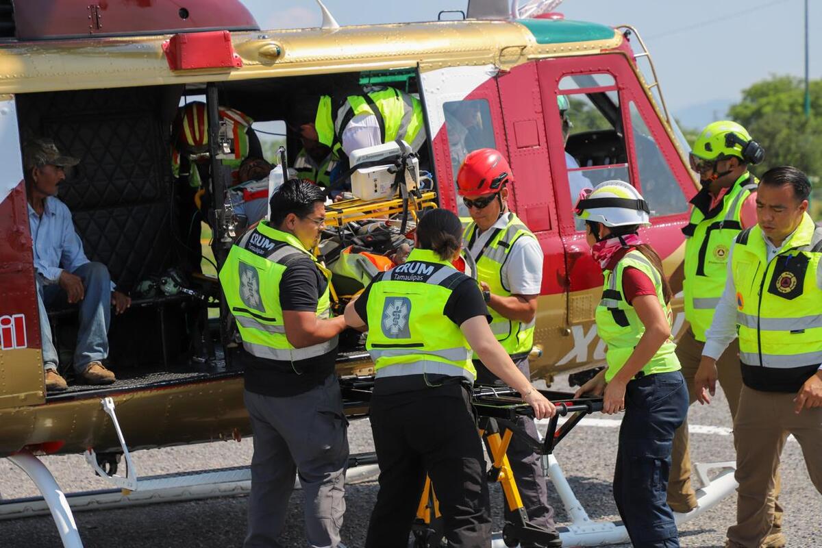 Tamaulipas suma 10 traslados aéreos de emergencia en lo que va del año: CRUM refuerza atención médica