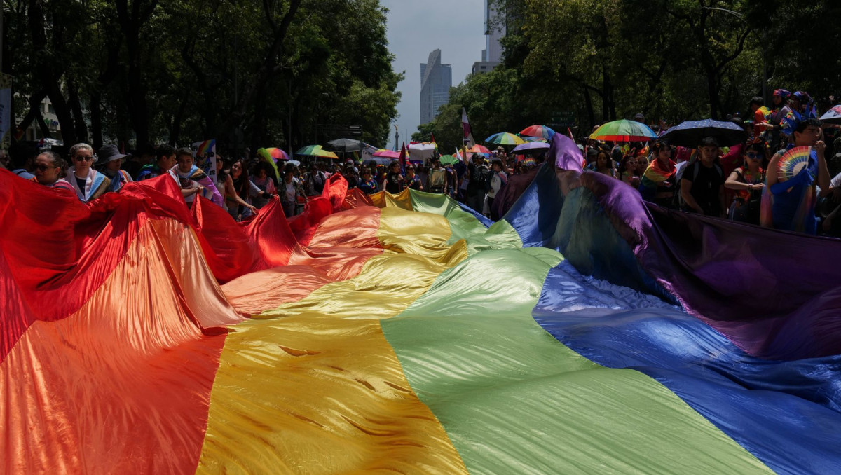 Foto tomada durante el Día Internacional del Orgullo LGBT en la CdMx en 2024 | Cuartoscuro