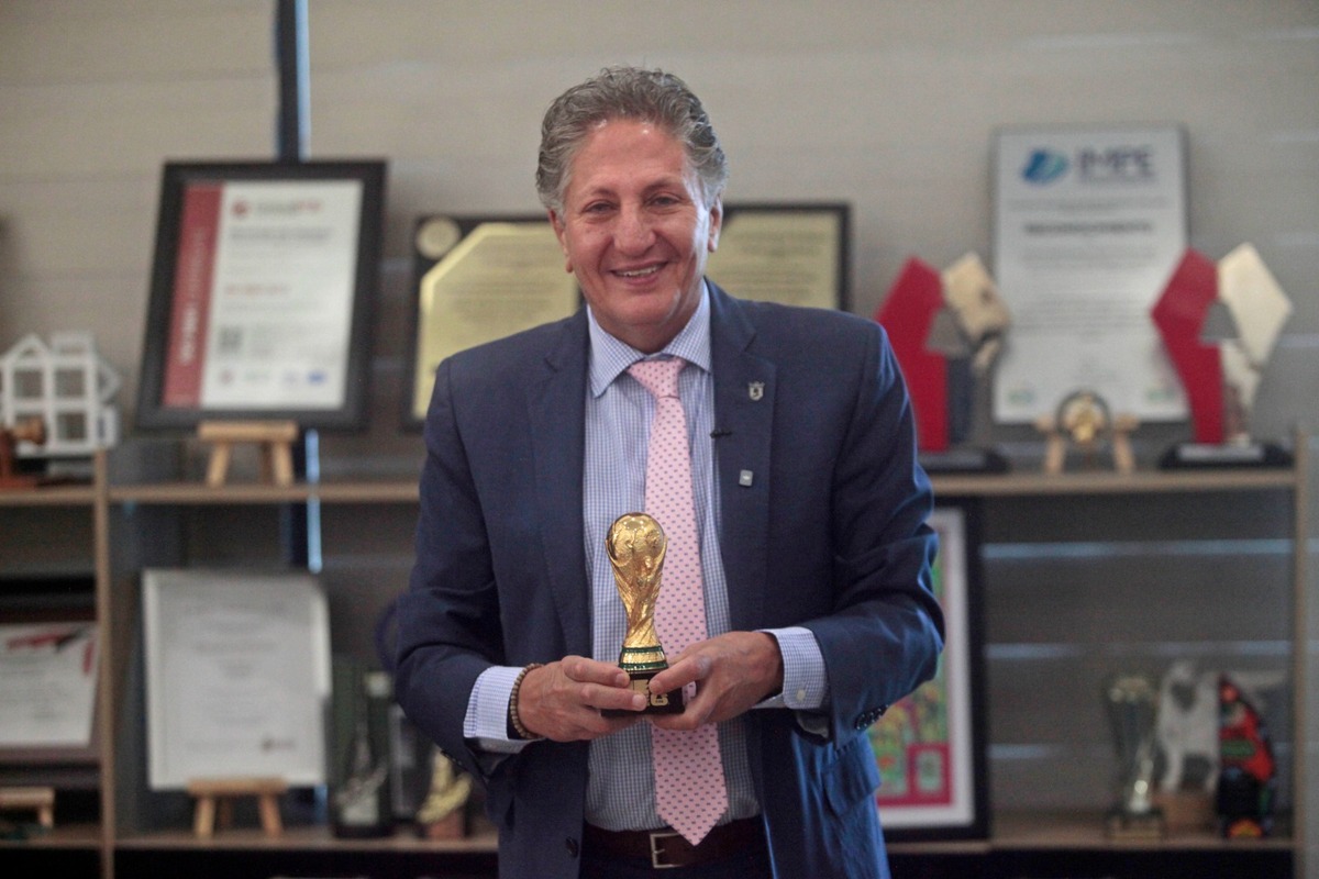 Frangie destacó que llevarán el Mundial a toda la gente.  (Fernando Carranza)