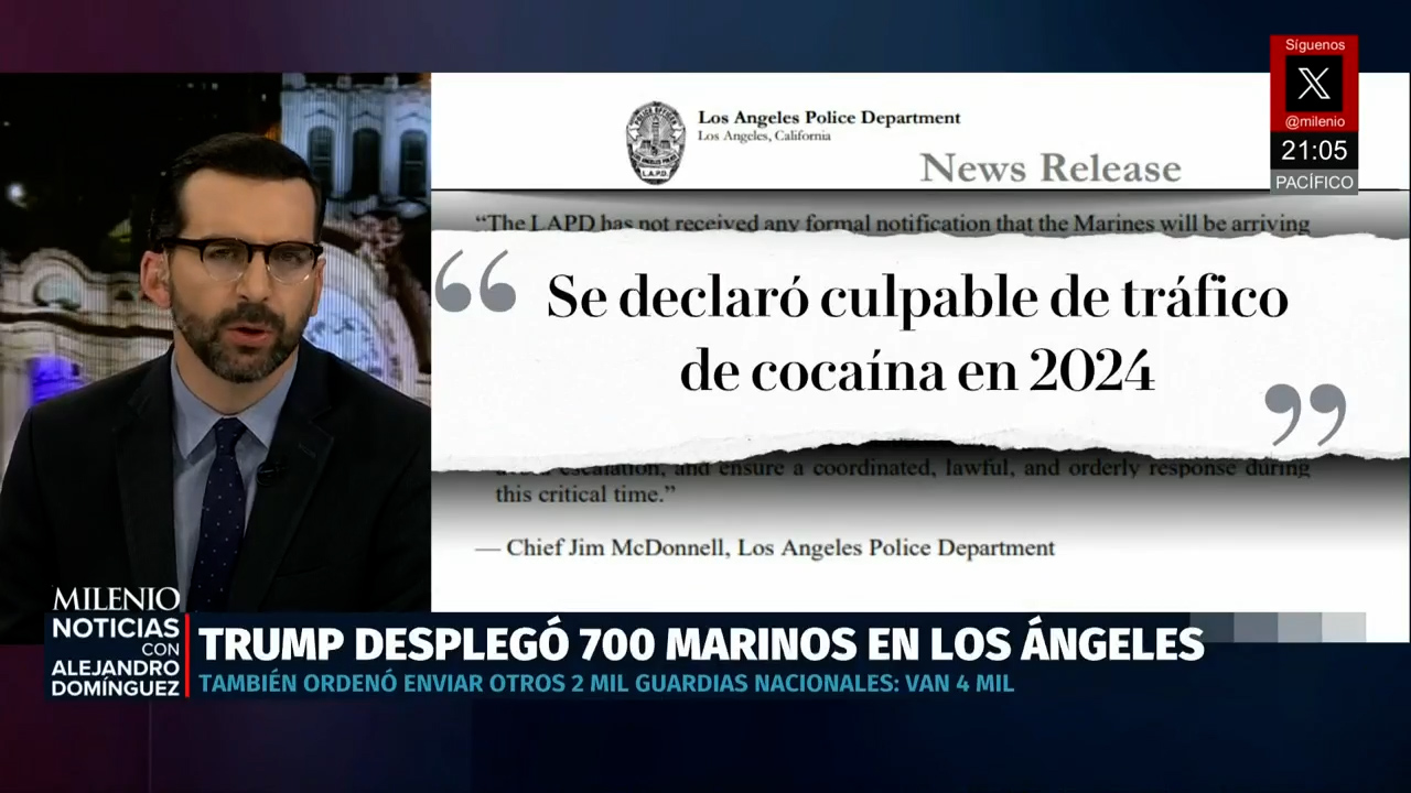 Trump despliega más tropas y desata tensión política en Los Ángeles