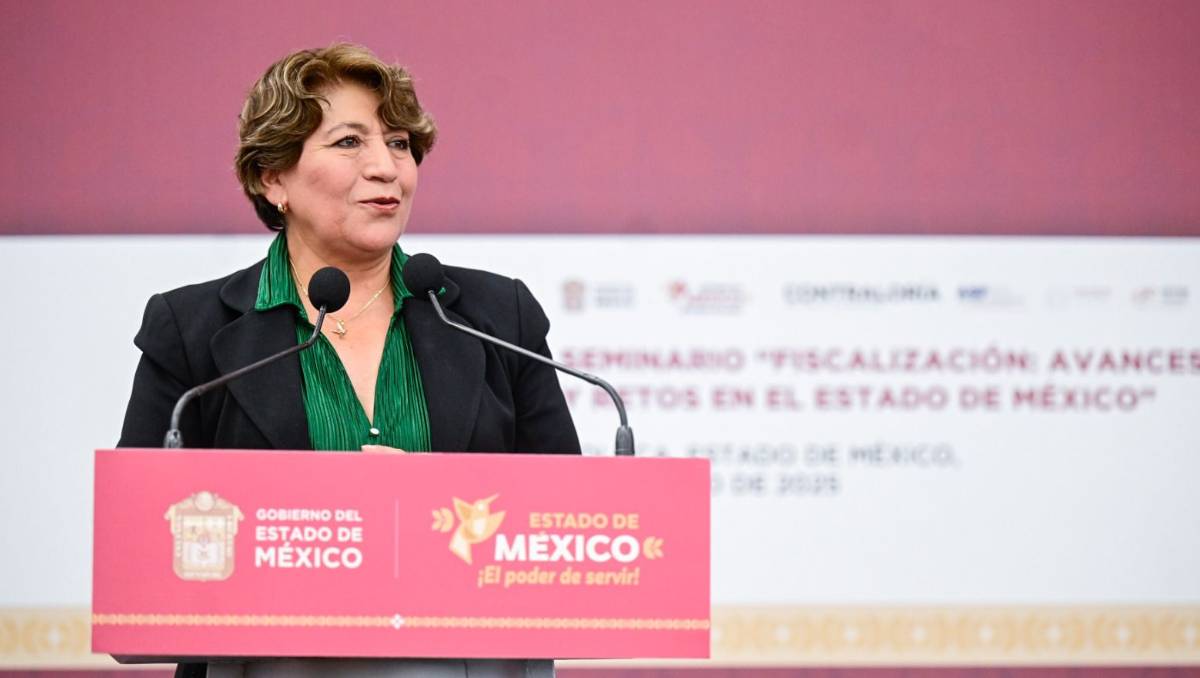 Delfina Gómez llamó a presidentas y presidentes municipales a no permitir acciones de soborno o relacionadas con actos de corrupción.| Especial