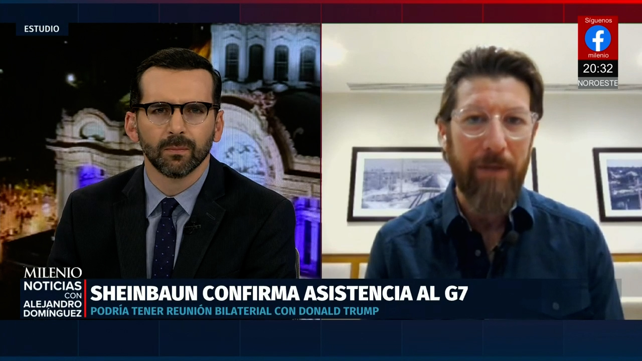 Enrique Perret destaca influencia de Claudia Sheinbaum en el G7 y con Trump