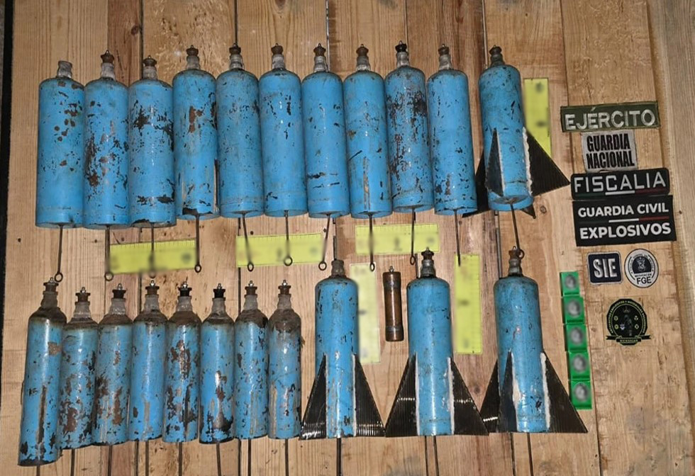 Hallan artefactos explosivos en Michoacán. | SSPC