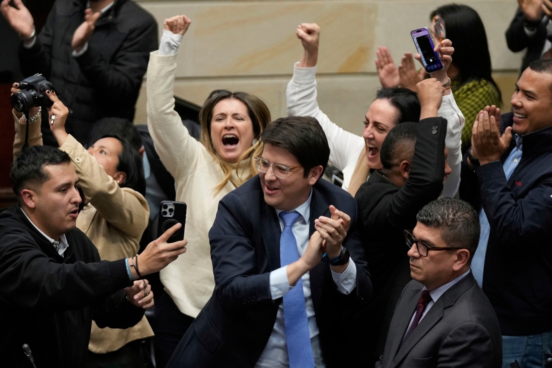 Miguel Uribe Turbay, senador colombiano y candidato presidencial por el partido derechista Centro Democrático. |AP