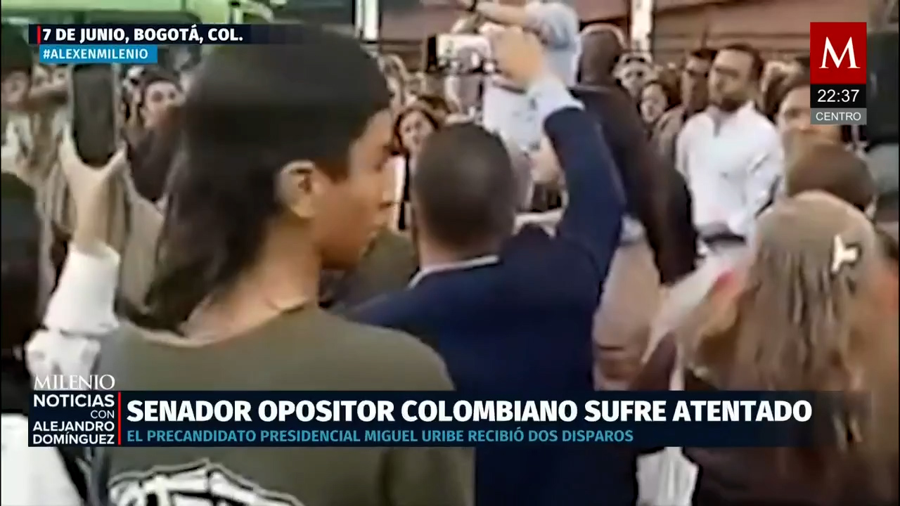Violento ataque a Miguel Uribe, candidato presidencial en Colombia
