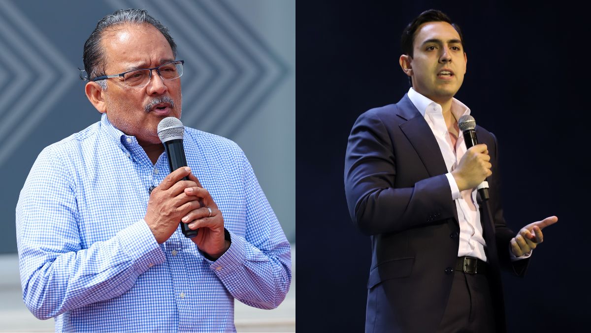 Andrés Mijes y César Garza, alcaldes de Escobedo y Apodaca, respectivamente | Jorge López y Luis Guerra