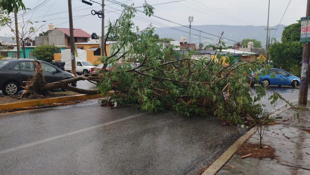 En Chiapas se registran fuertes lluvias, provocando diversos daños