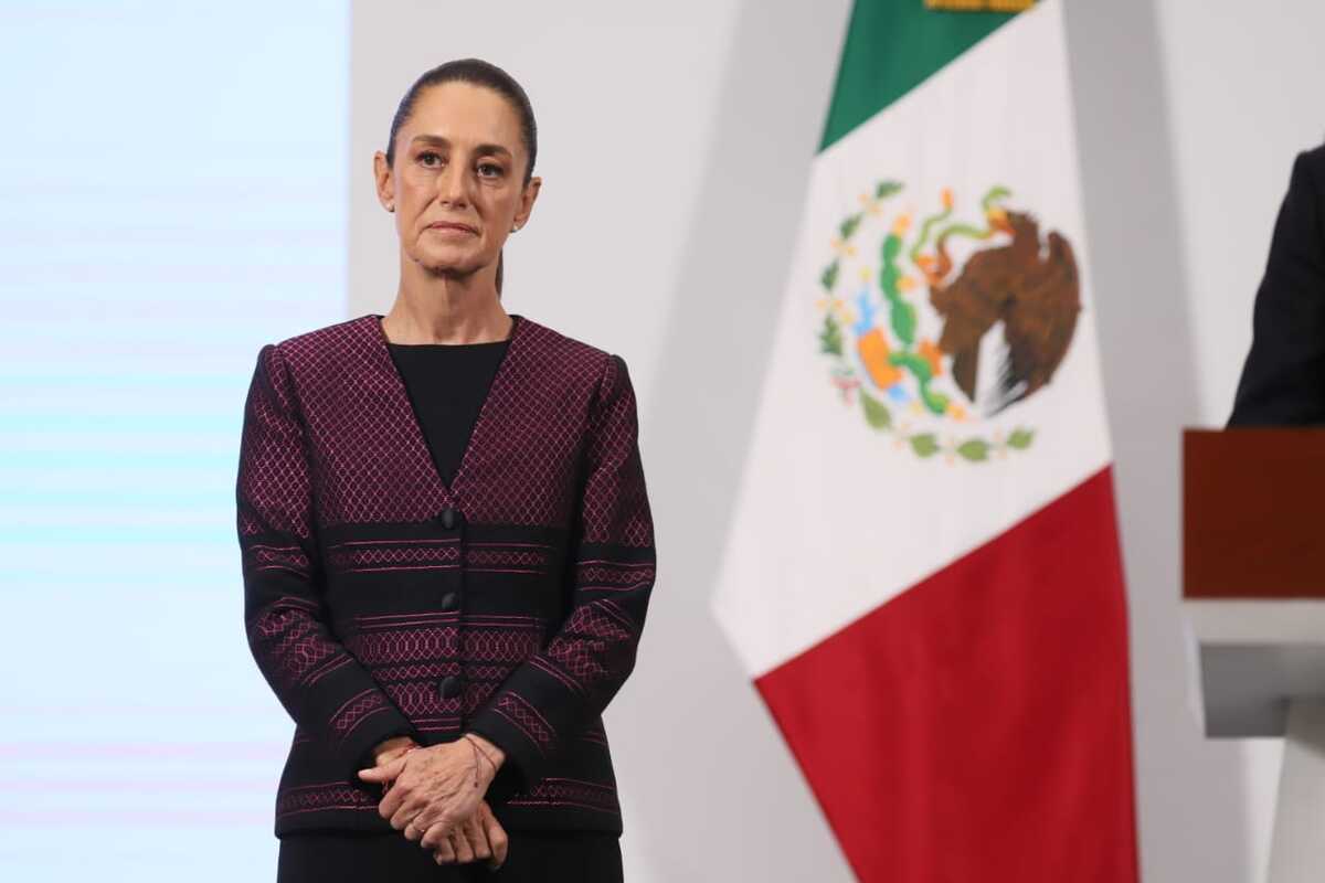 Conferencia matutina de Claudia Sheinbaum en el salón tesorería de Palacio Nacional. | Fotografía Octavio Hoyos