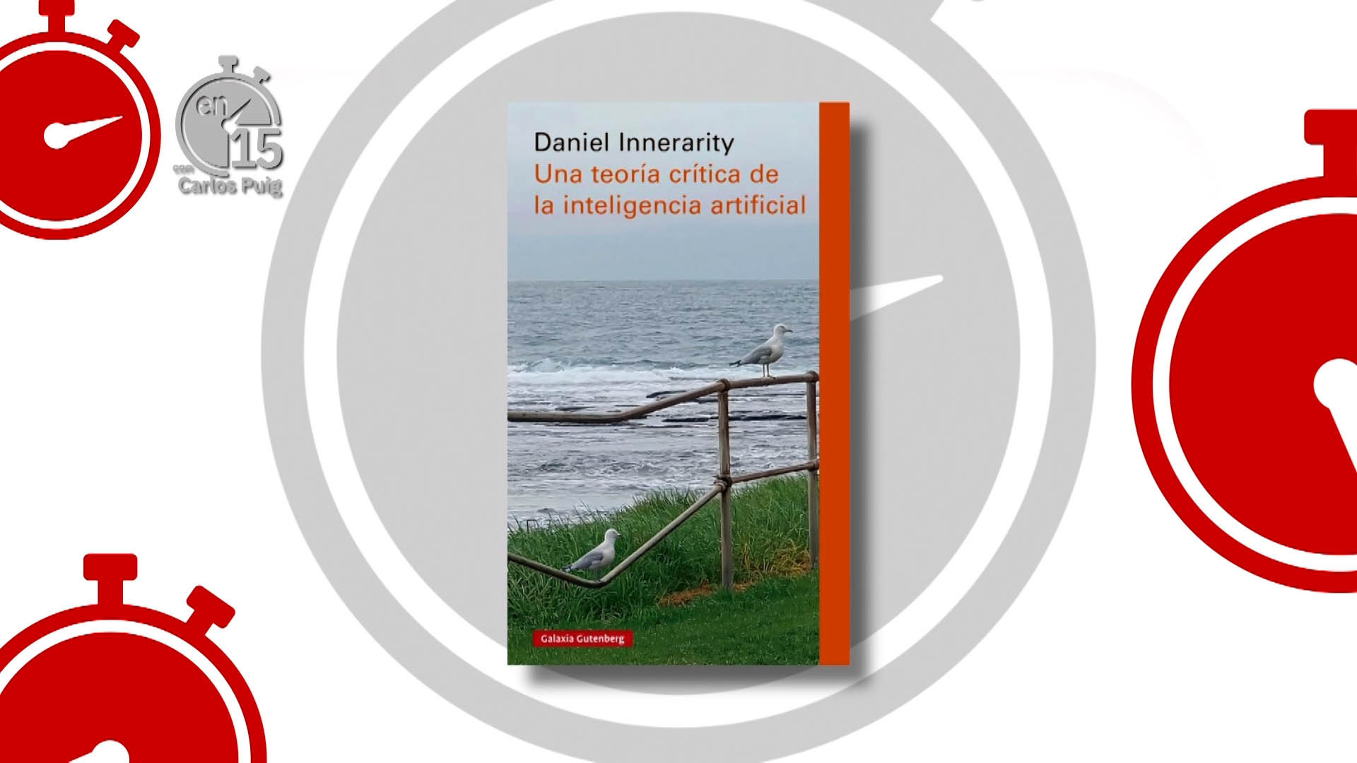 Daniel Innerarity, autor de 'Una teoría crítica de la inteligencia artificial' | En 15