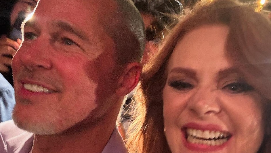 Erika Buenfil comparte foto con Brad Pitt | Especial