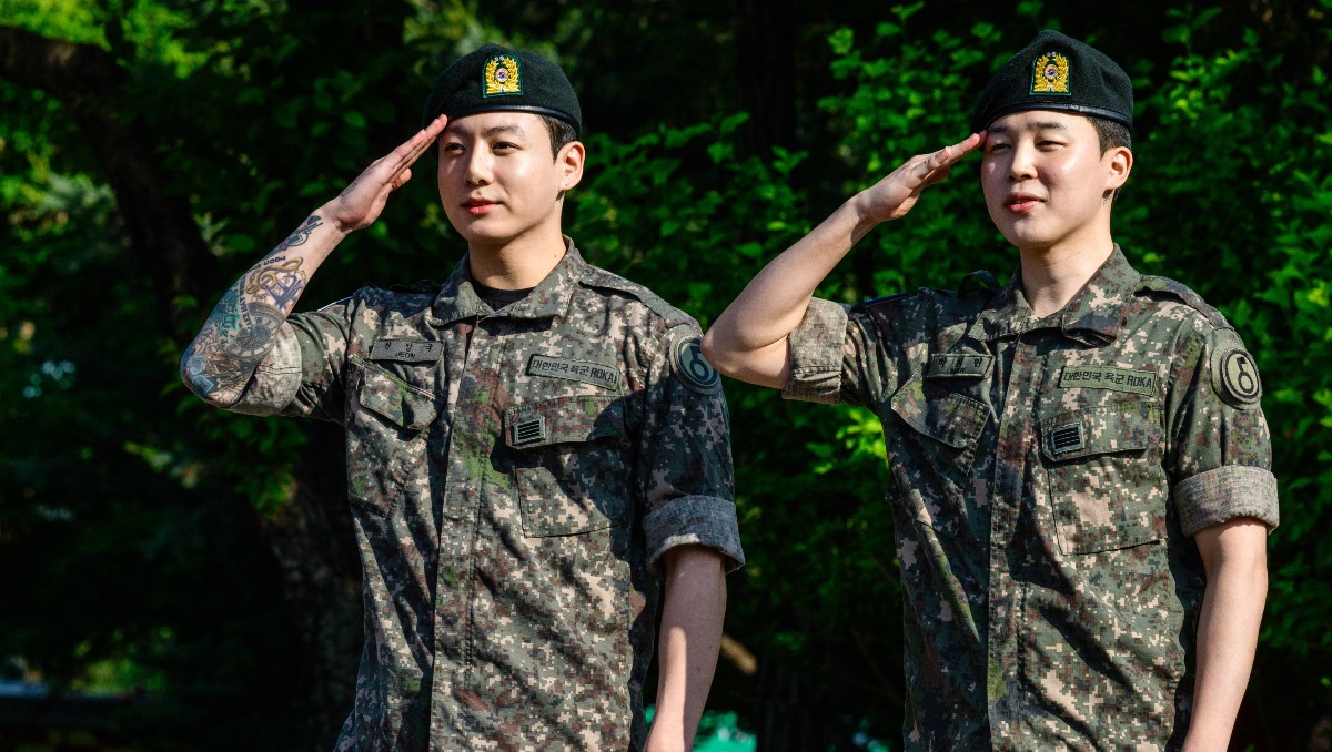 Jungkook y Jimin completan el servicio militar | AFP