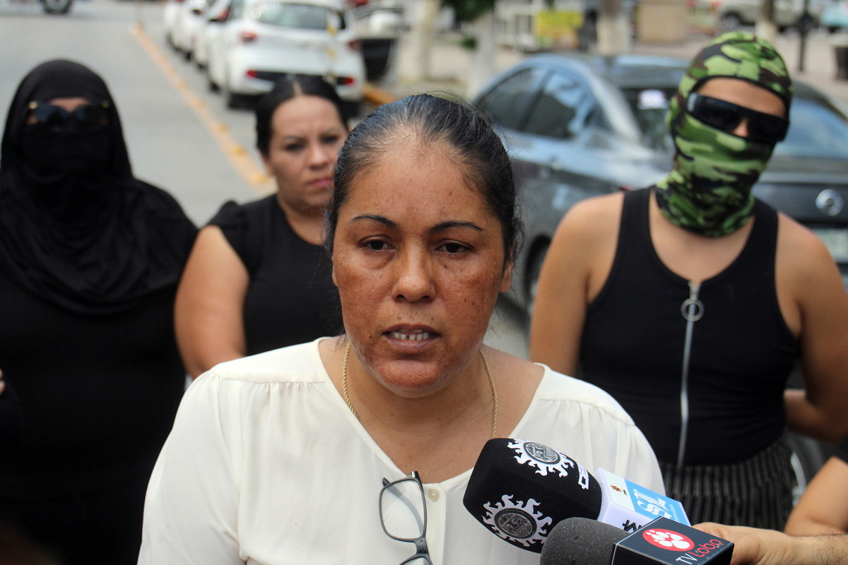 Por segundo día, madre exige justicia por su hija víctima de violación en Gómez Palacio. (Rolando Riestra)