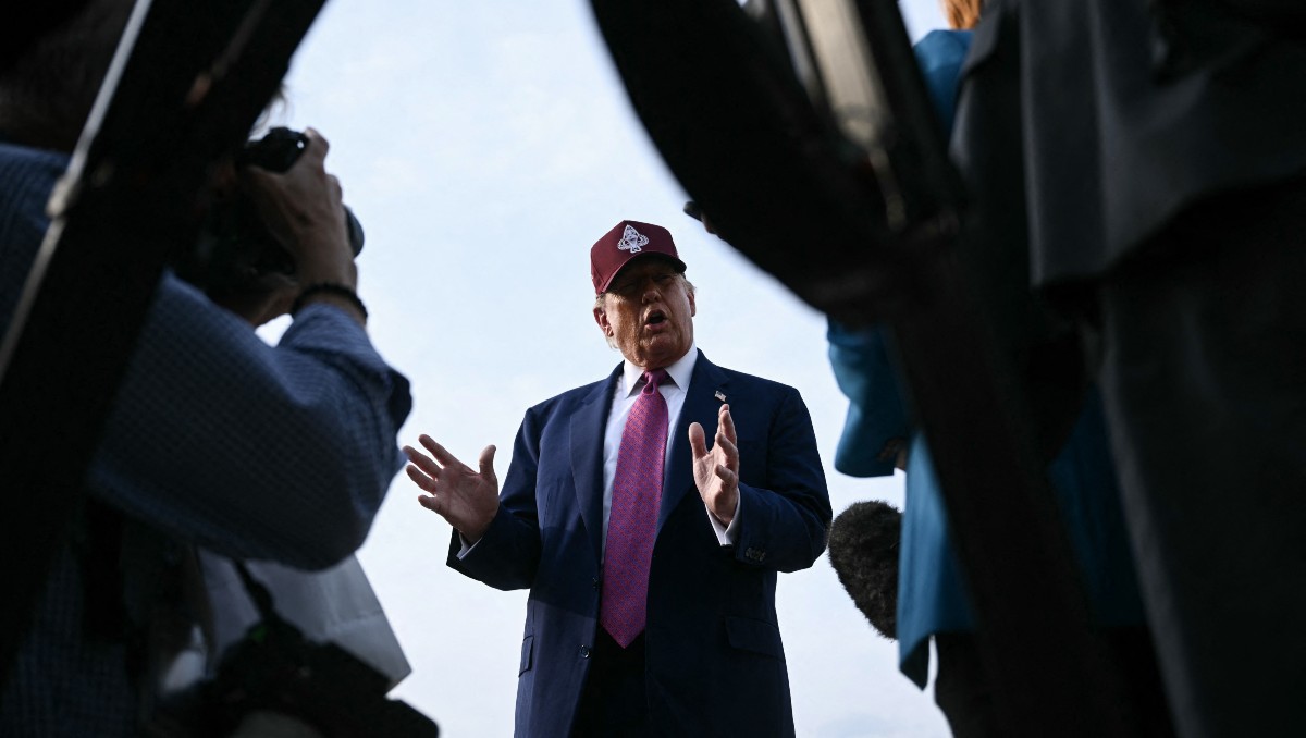 La mayoría de encuestados (80%) calificó a Trump como arrogante. | AFP