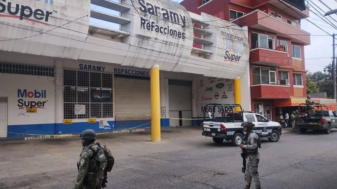 Se registraron agresiones en dos refaccionarias al norte de Veracruz.| Especial