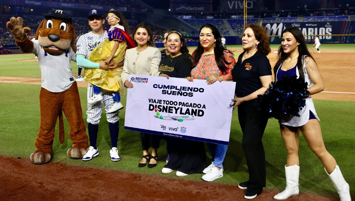 Sultanes de Monterrey cumplirá el sueño de una niña para ir a uno de los mejores parques de diversiones (X@SultanesOficial)