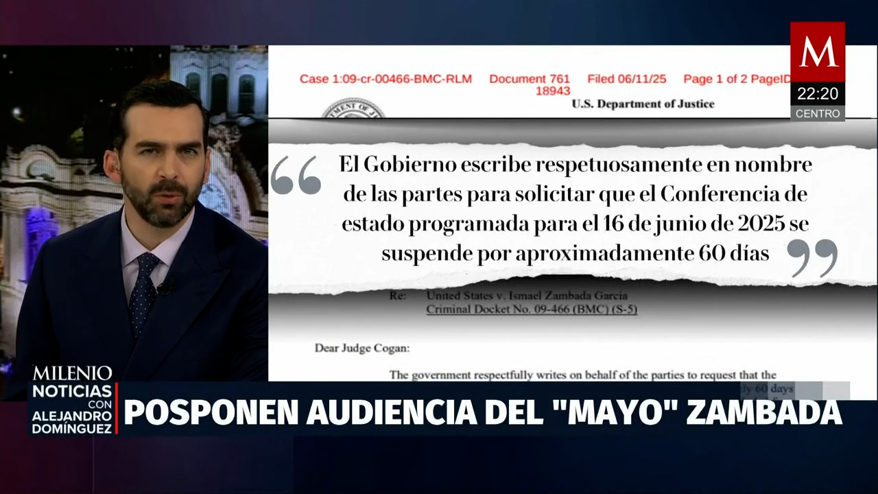 Audiencia de El Mayo Zambada se pospone hasta agosto por decisión del juez