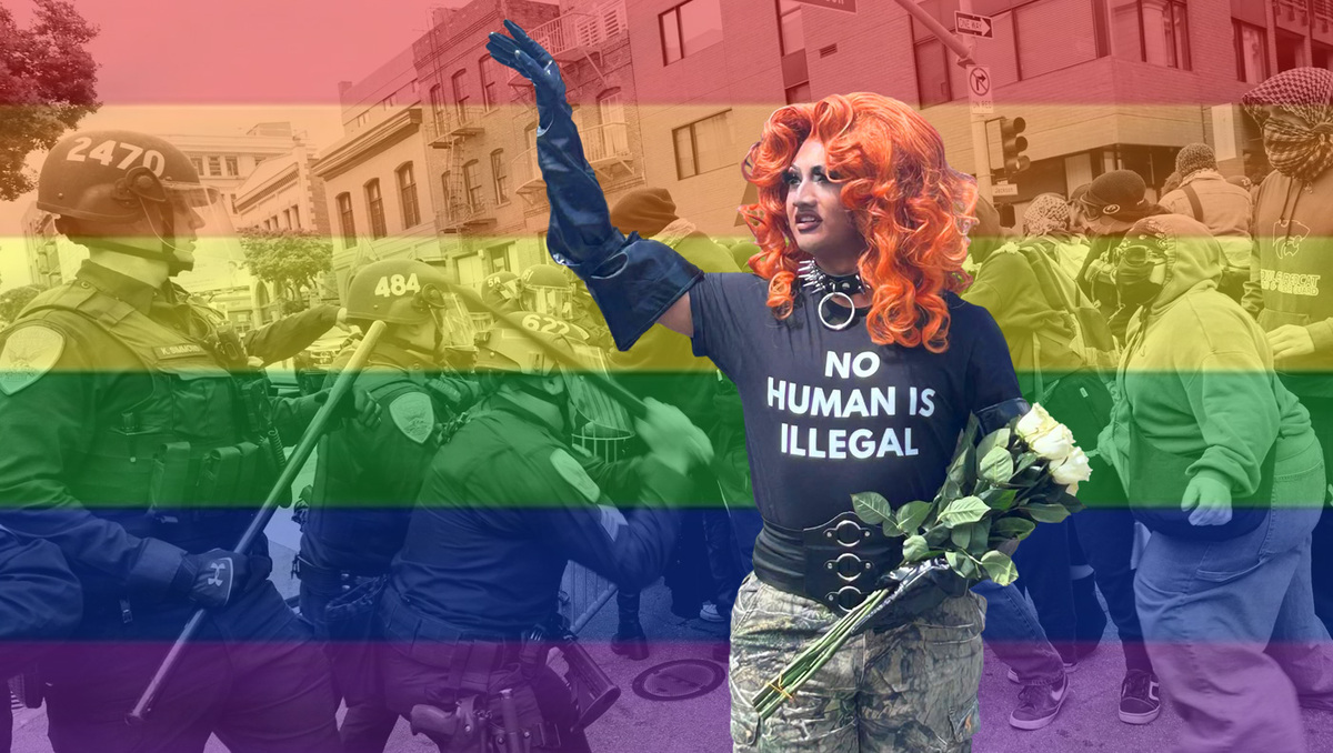 La comunidad LGBTQI+ también se ha sumado a la ola de protestas en contra de las redadas emprendidas por el gobierno de Trump