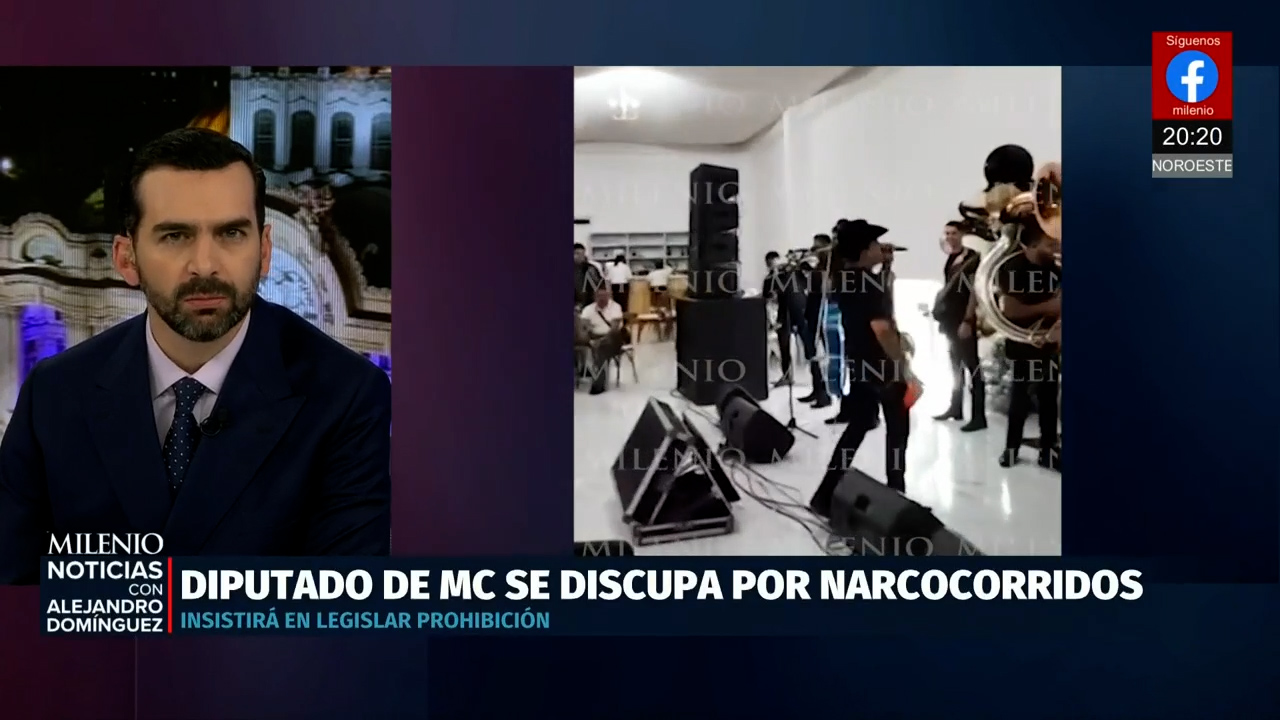 Diputado de Movimiento Ciudadano se disculpa tras polémica por narcocorridos