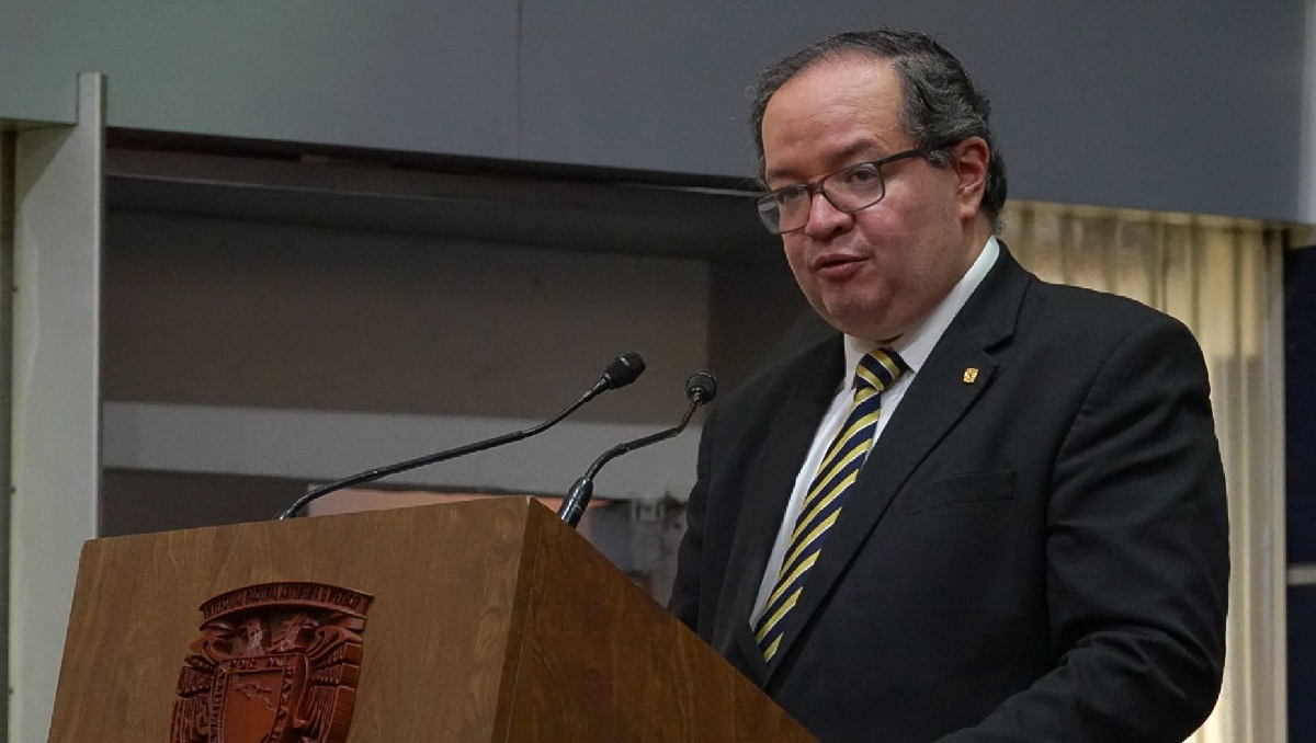 Leonardo Lomelí, rector de la Universidad Autónoma de México (UNAM), durante un anuncio cultural. | Cuartoscuro