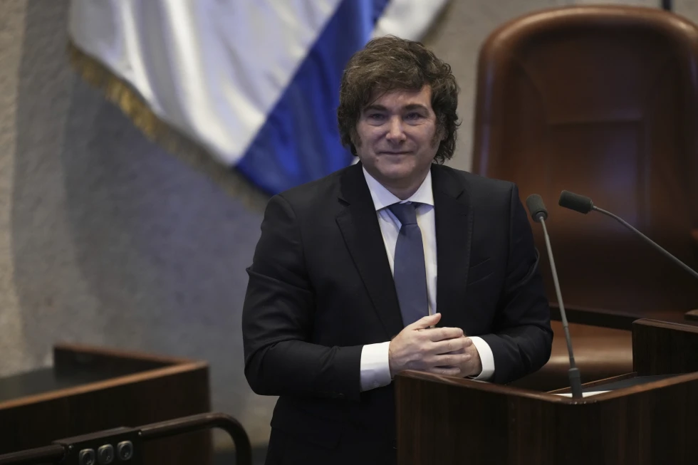 Milei también ha prometido trasladar la embajada de Argentina a Jerusalén en 2026. | AP
