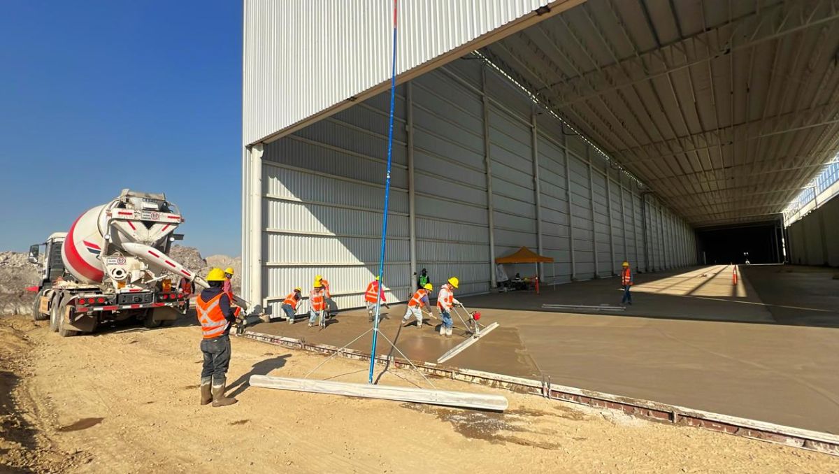 En la obra se trabajaron más de 3 mil metros cuadrados. / Especial