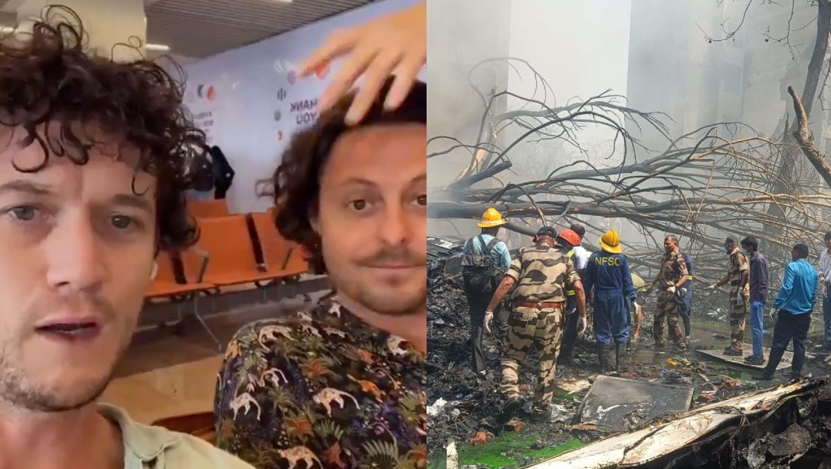 Pareja que habría fallecido en choque de Air India. | ESPECIAL