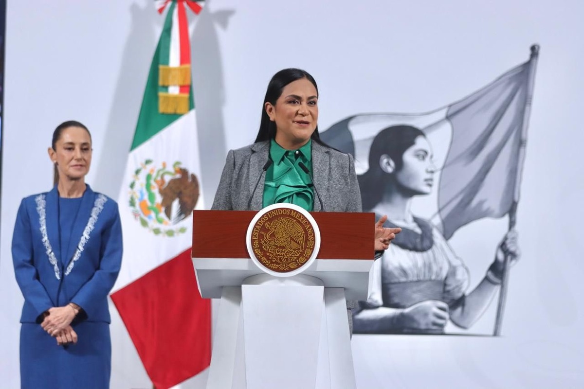 La secretaria del Bienestar, Ariadna Montiel, destacó que 20 mil profesionales participan en el programa Casa por Casa. | Facebook