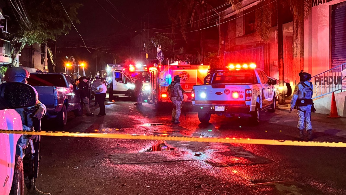 Elementos acordonaron el lugar de la tragedia (Foto: Usi Toledo)
