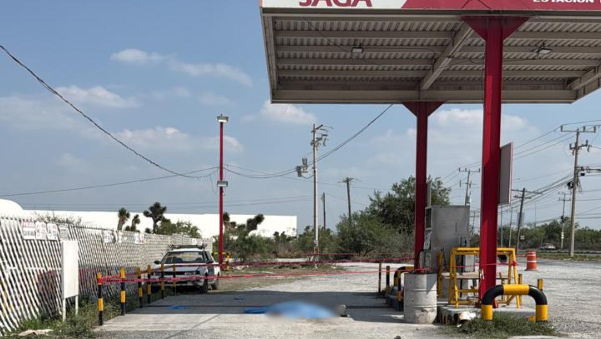 Fue en la estación de gas SAGA, ubicado sobre la Carretera a Salinas Victoria en donde ocurrieron los hechos. Foto: Especial