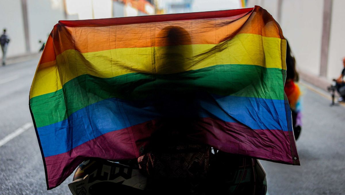 Fotografía tomada durante una marcha por el orgullo LGBTI+ en Coahuila | Cuartoscuro
