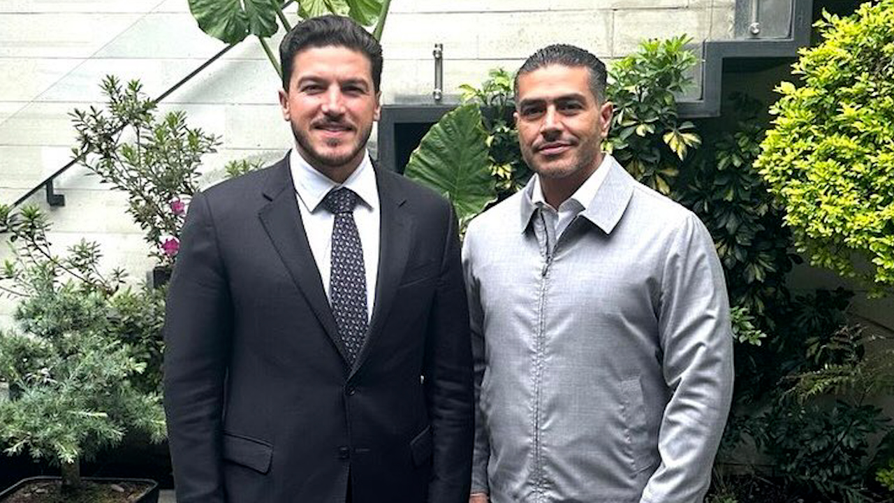 Harfuch se reúne con Samuel García y senador de Morena en Nuevo León