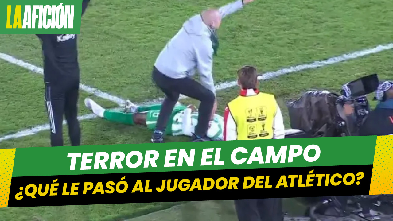 Jugador del Atlético Nacional causa preocupación tras desplomarse en medio del partido
