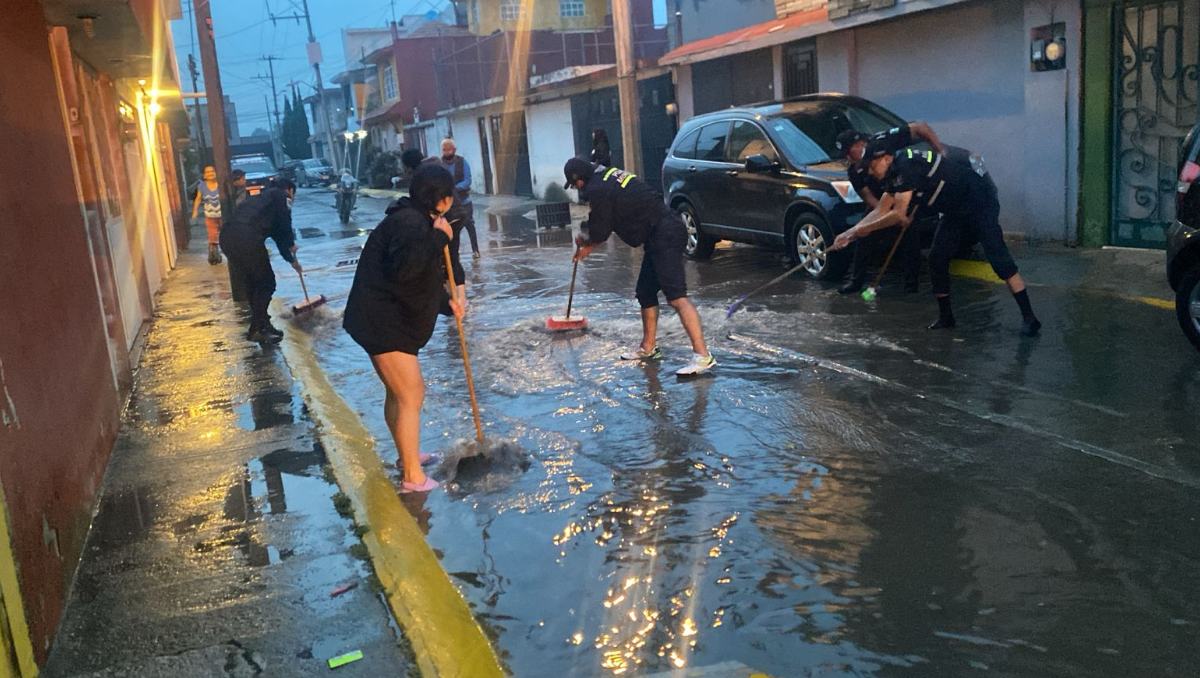 Lluvias provocan afectaciones en Toluca; Río Verdiguel sin riesgo. | Especial