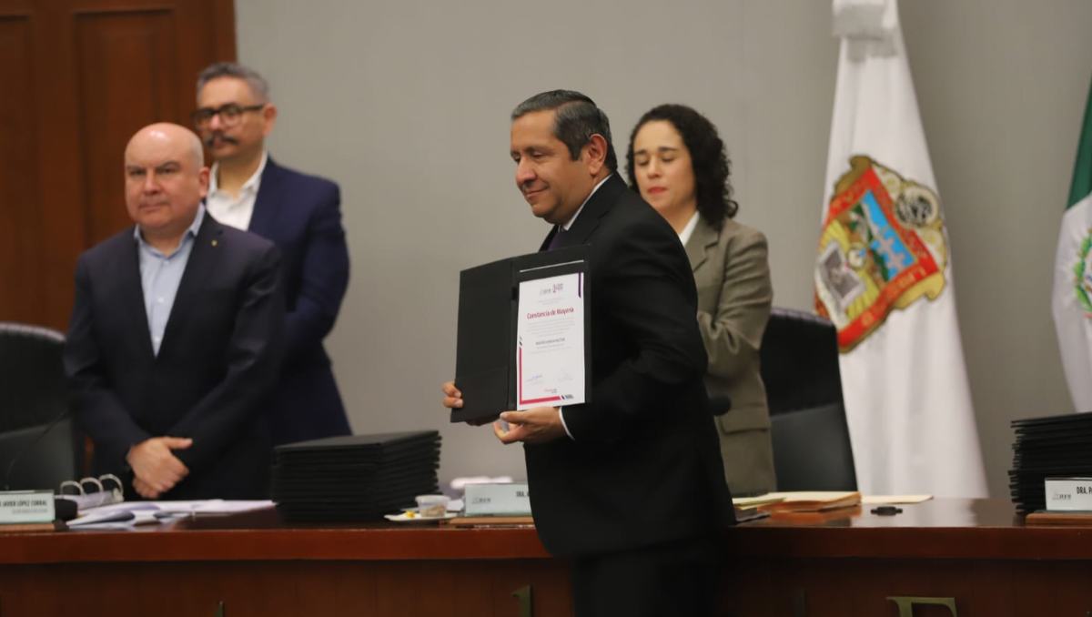 El presidente magistrado electo del Poder Judicial del Estado de México, Héctor Macedo García. | Foto: Iván Carmona